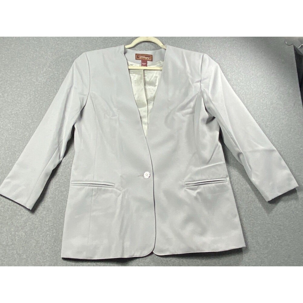Vtg Worthington Essentials Women's Lined Blazer Single Button Size 16M